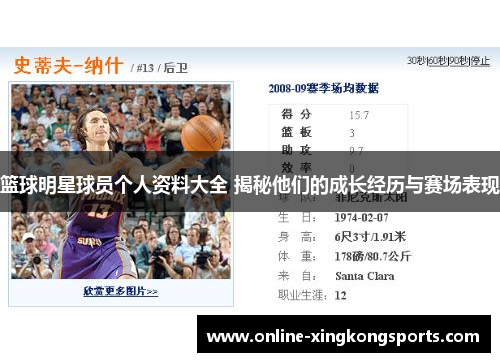 篮球明星球员个人资料大全 揭秘他们的成长经历与赛场表现